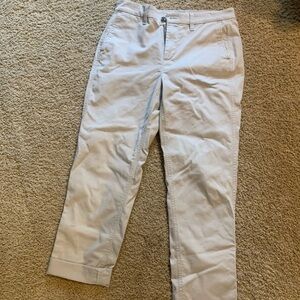J. Crew Cream Straight Leg Pants